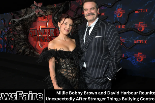 Millie Bobby Brown and David Harbour Reunite Unexpectedly After Stranger Things Bullying Controversy
